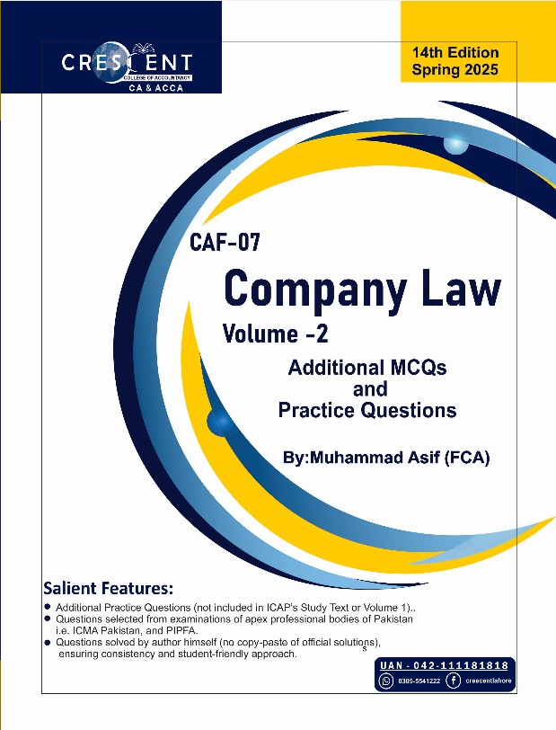 CAF-07 Company Law Volume-2