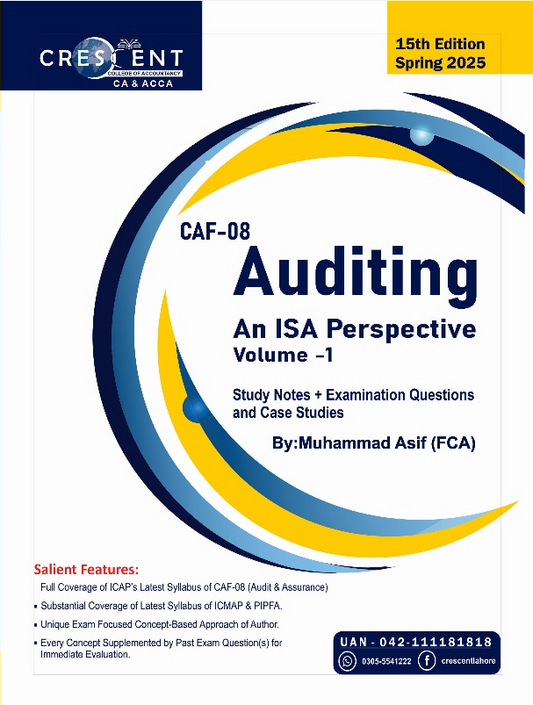 CAF-08 Auditing An ISA Perspective Volume-1