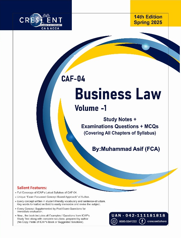 CAF-04 Business Law Volume-1